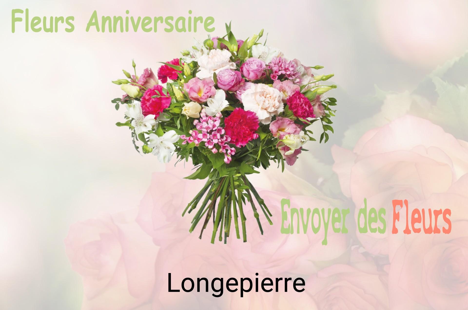 Bouquet de fleurs d’anniversaire livré à Longepierre
